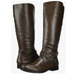 Matisse Brown Leather Round-Toe, Side Zipper Closure Women's Boots. Size-8.5